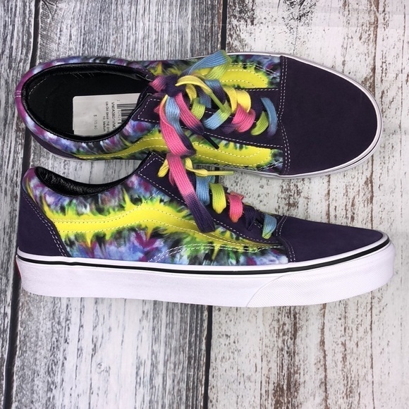Vans Old Skool (Tie Dye) Mysterioso/True Men Sz 10 - Picture 1 of 7